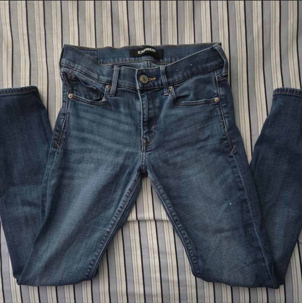 Express Women's Blue Jeans
